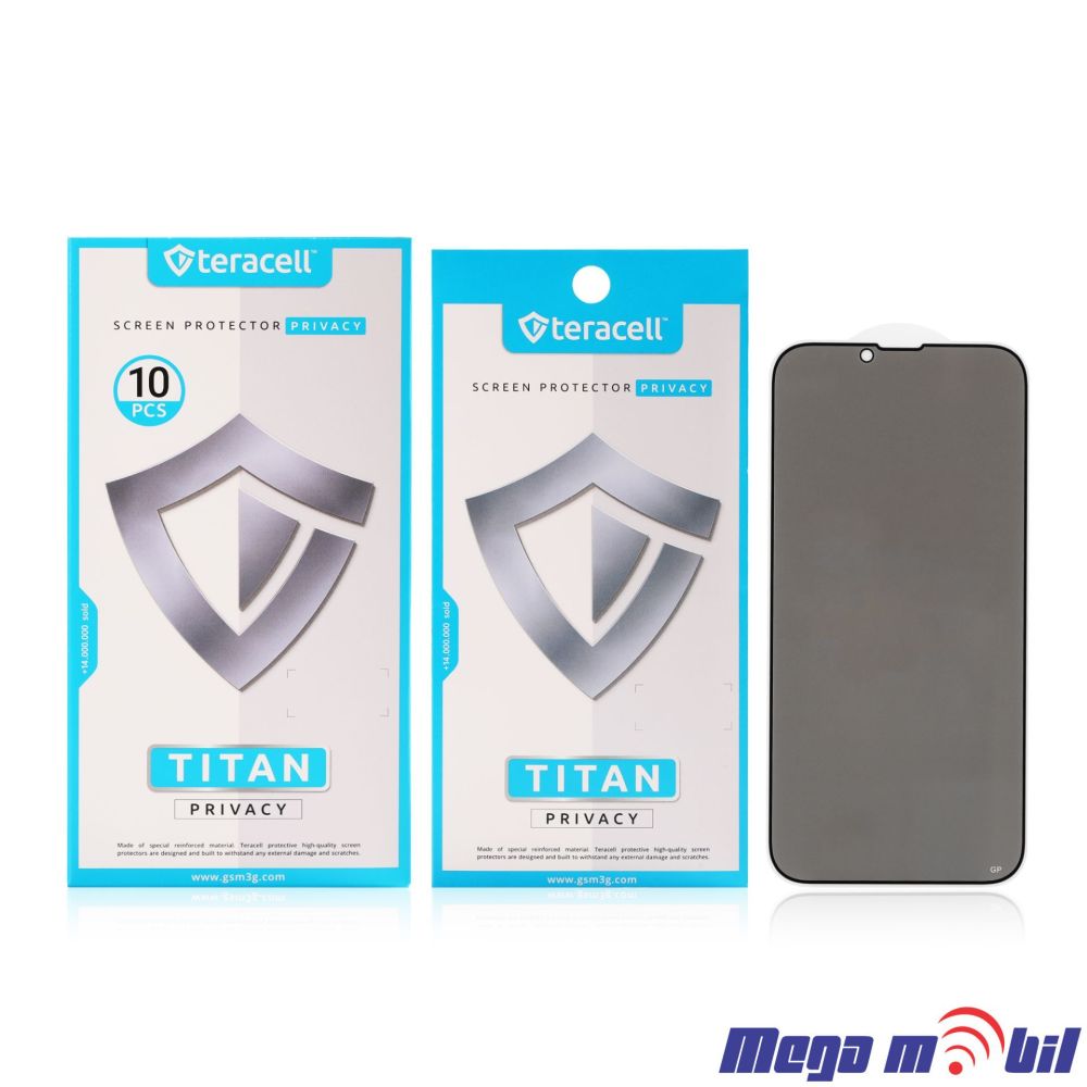 Tempered glass za iPhone 17 Pro Max TITAN Privacy